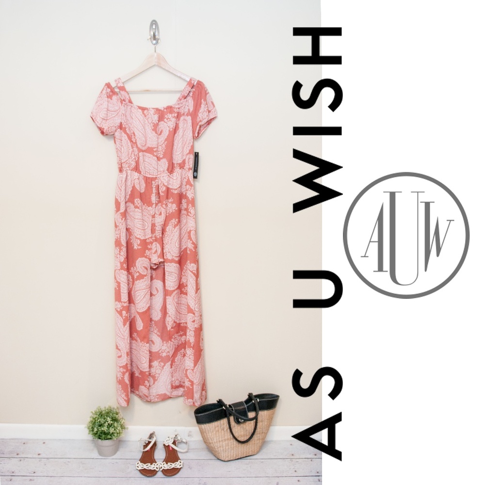 ✿NWT✿ AS U WISH MAXI ROMPER